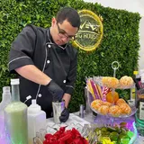 Buffet montado pelo serviço da Chef Carine Leis no Espaço Big House — foto 1